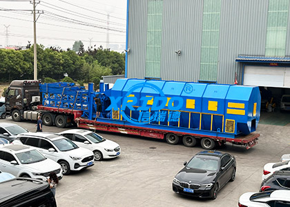 Sorting machine for domestic waste and solid waste delivery