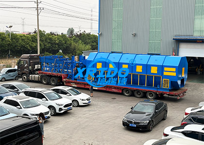 Sorting machine for domestic waste and solid waste delivery