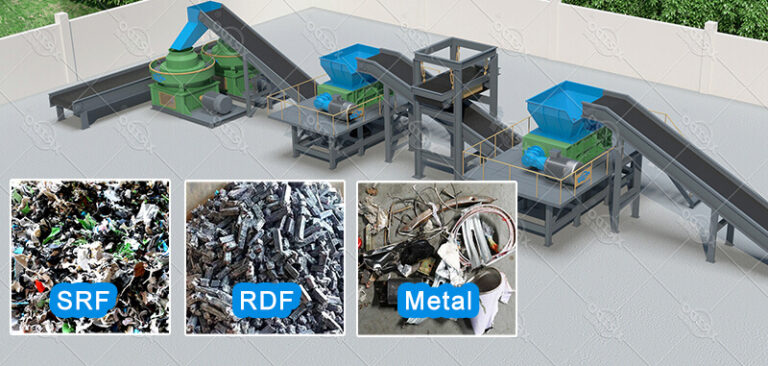 Industrial Waste to RDF briquette Plant